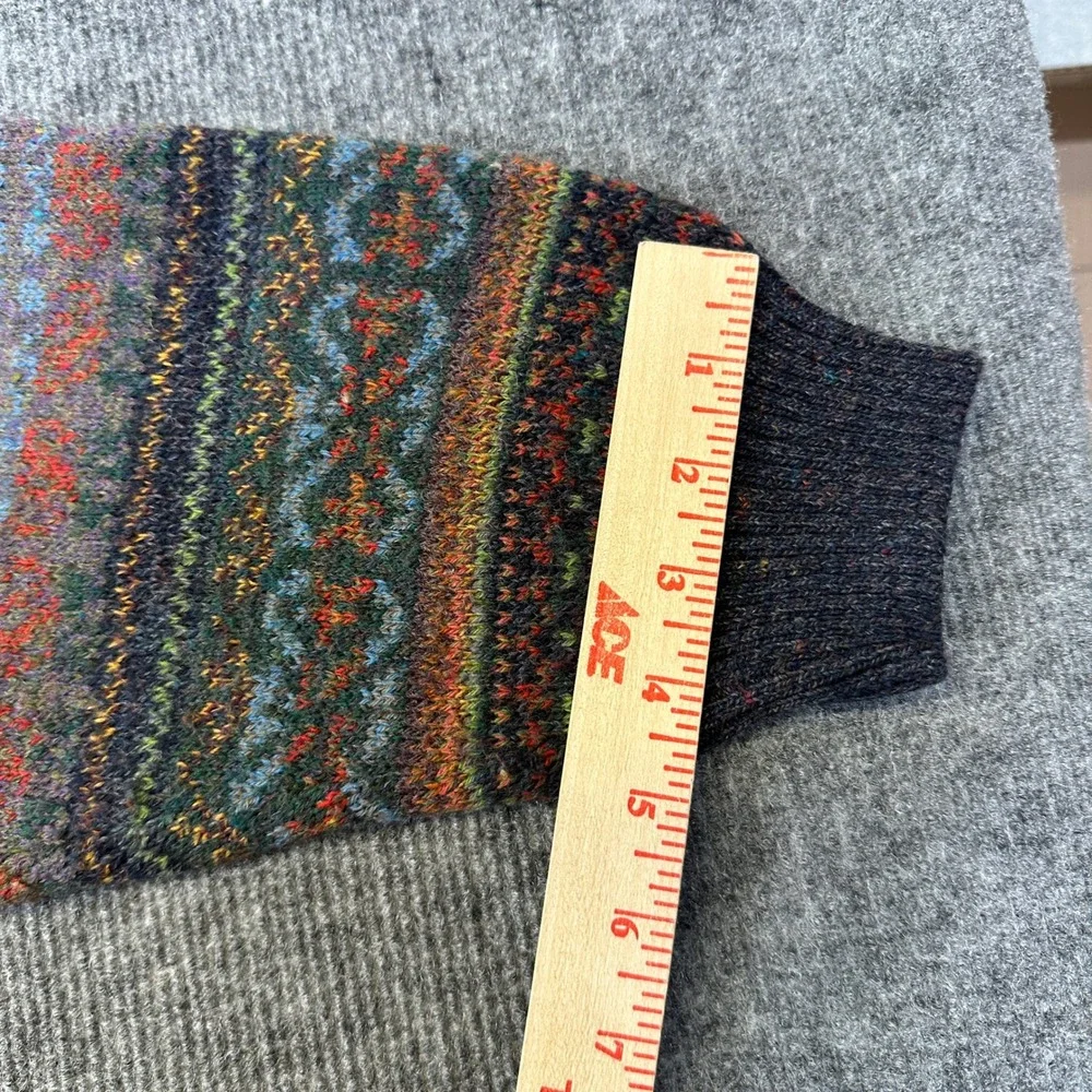 Noba 1950 Mens Fair Isle Crewneck Sweater Made in Italy Multi Color Size M